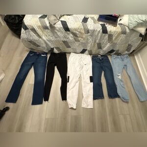 Stylish Jeans Collection - Blue, Black, White